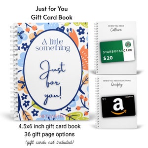 Libro de tarjetas de regalo personalizado impreso, Tarjetero de regalo de cumpleaños, Regalo para amigos, Regalo para mejores amigas, Regalo para estudiantes, Regalo para adolescentes, Crea tu propio libro