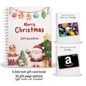 Boek met cadeaubonnen op maat voor tieners en pre-tieners | Cadeaukaarthouder | Studentencadeau | Tienercadeau | Afstudeercadeau student | Creëer je eigen
