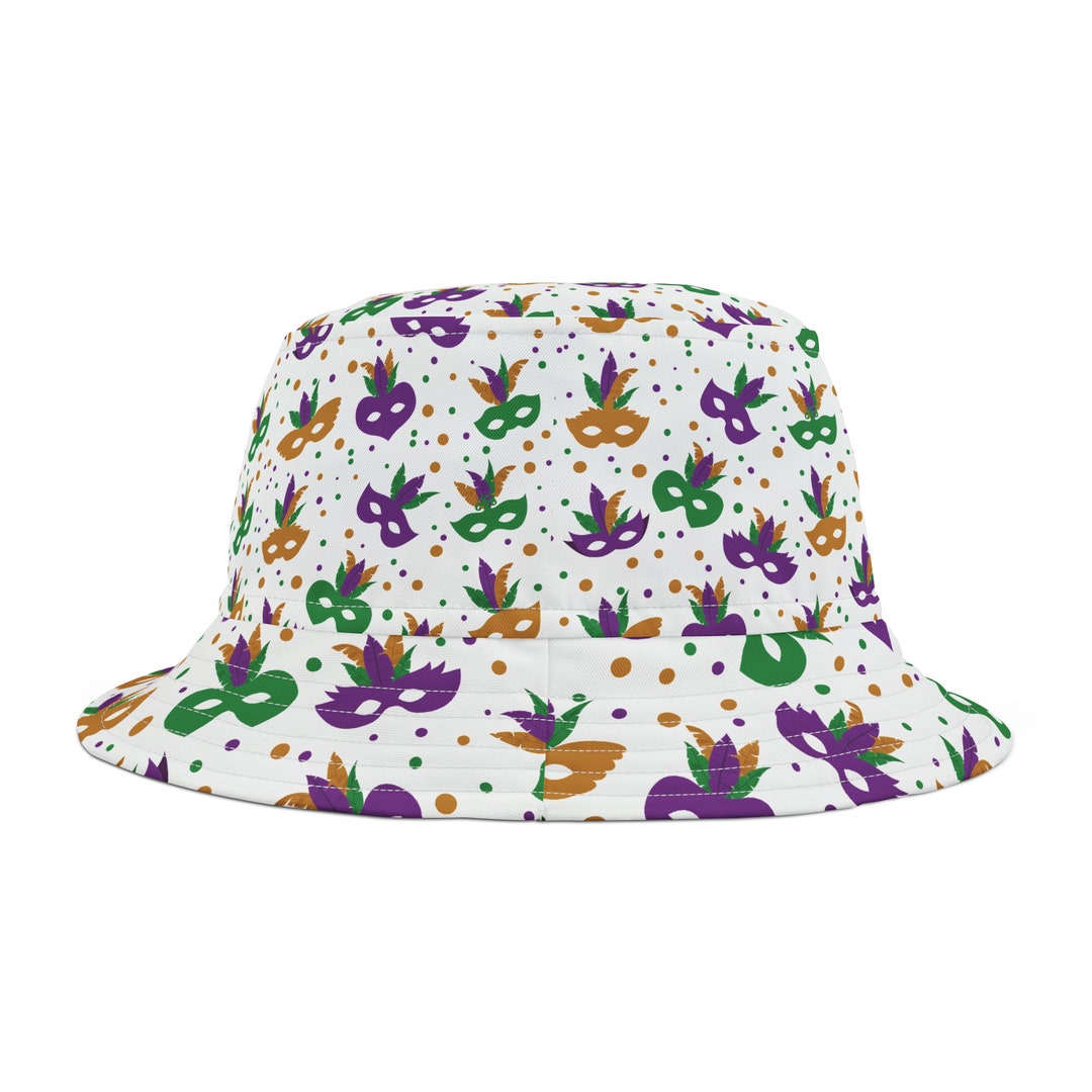 mardi gras bucket hat