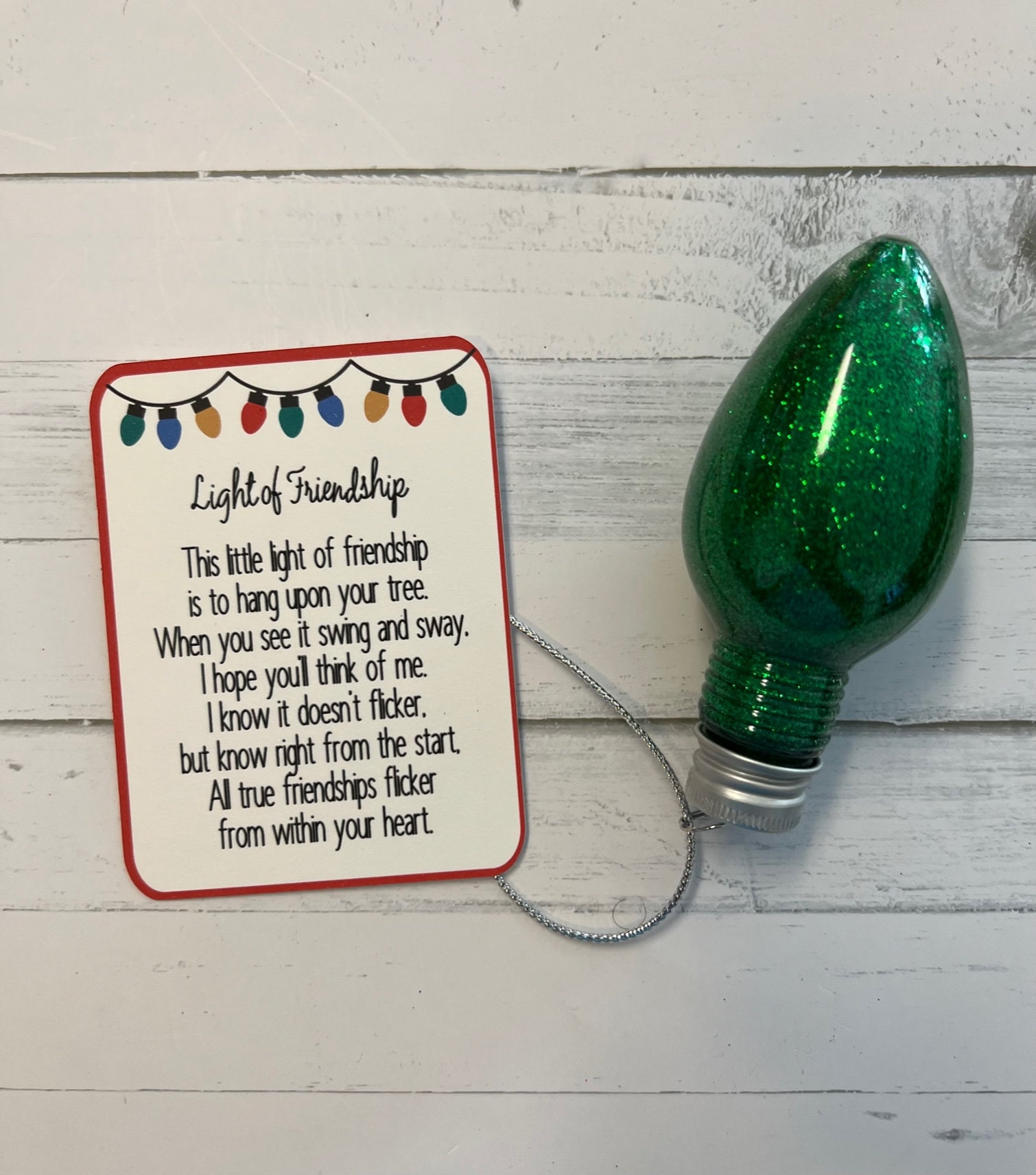 Friendship christmas bulb Clearance