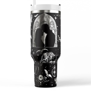 Throne of Glass Tumbler Stainless Steel Travel Mug SJM Universe Book Lover Gift & Reading Fan Collectible image 2