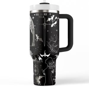 Throne of Glass Tumbler Stainless Steel Travel Mug SJM Universe Book Lover Gift & Reading Fan Collectible image 9