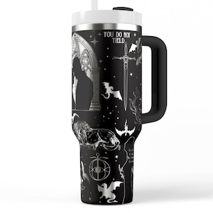 Throne of Glass Tumbler Stainless Steel Travel Mug SJM Universe Book Lover Gift & Reading Fan Collectible image 8