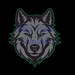 Timberwolf Face Logo: Green SVG, PNG Clipart (digital Download) - Etsy
