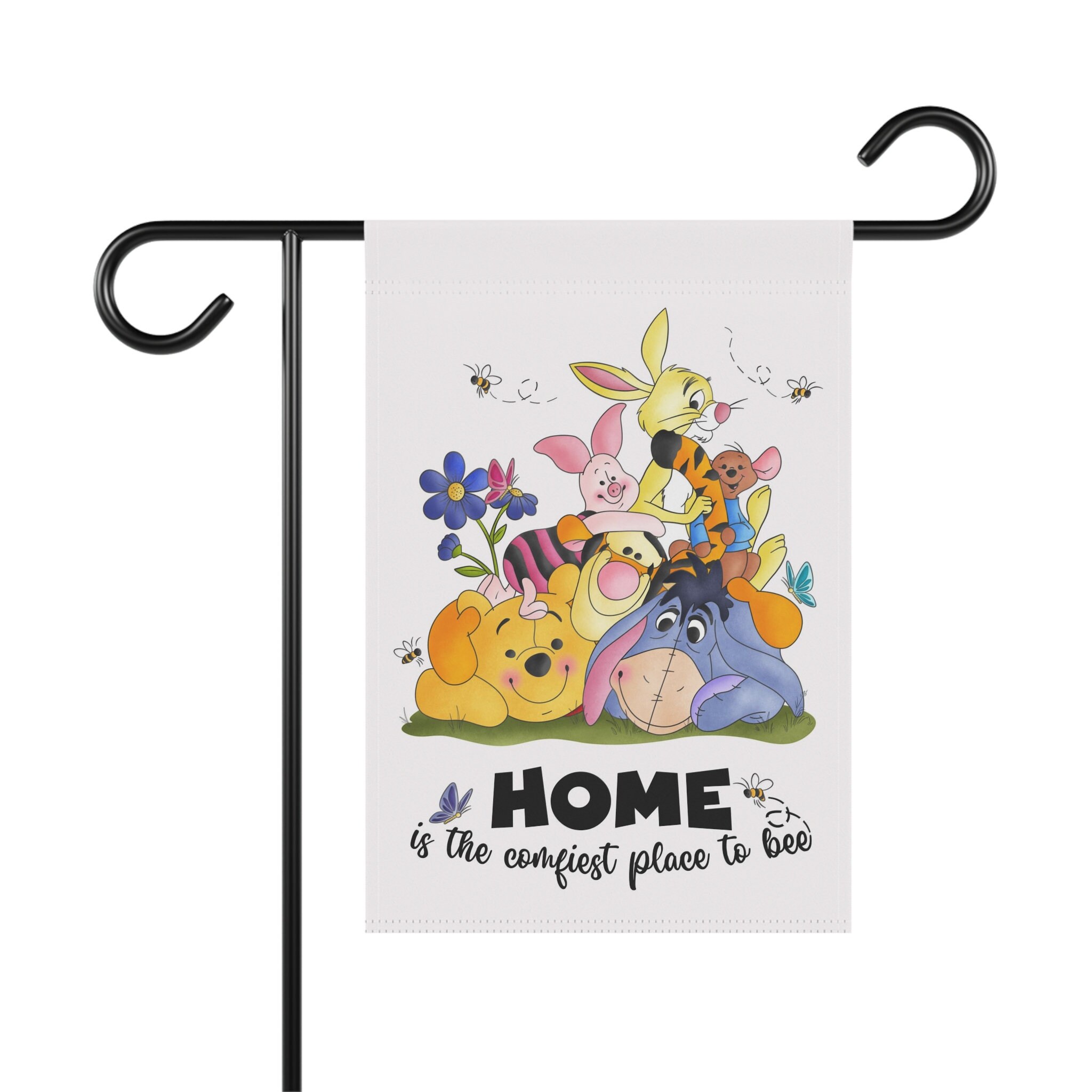 Discover Disney Winnie the Pooh Summer Home and Garden Flag, Flags for the Garden, House Flags