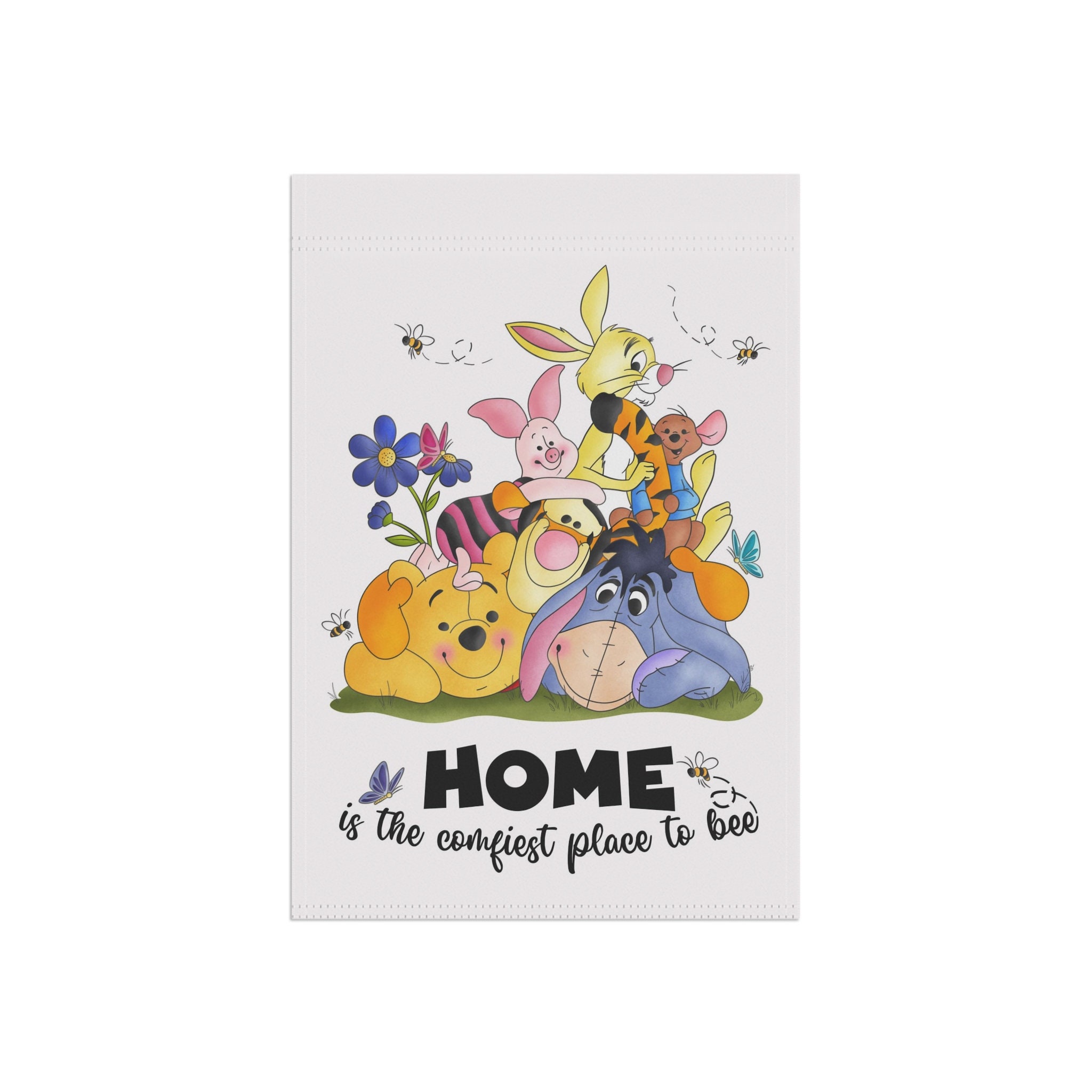 Discover Disney Winnie the Pooh Summer Home and Garden Flag, Flags for the Garden, House Flags