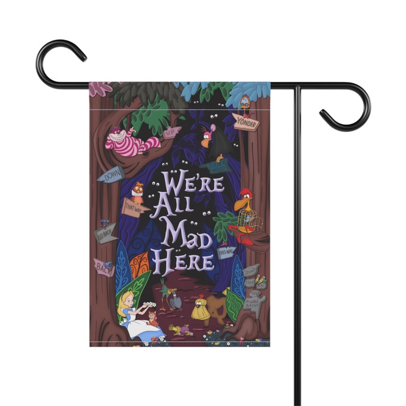 Disney's Alice in Wonderland Home Banner, Unique Home and Garden Flag ...