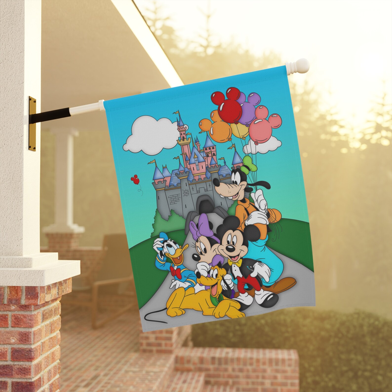 Disney Mickey N Pals Home Banner, Unique Home and Garden Flag, Disney ...