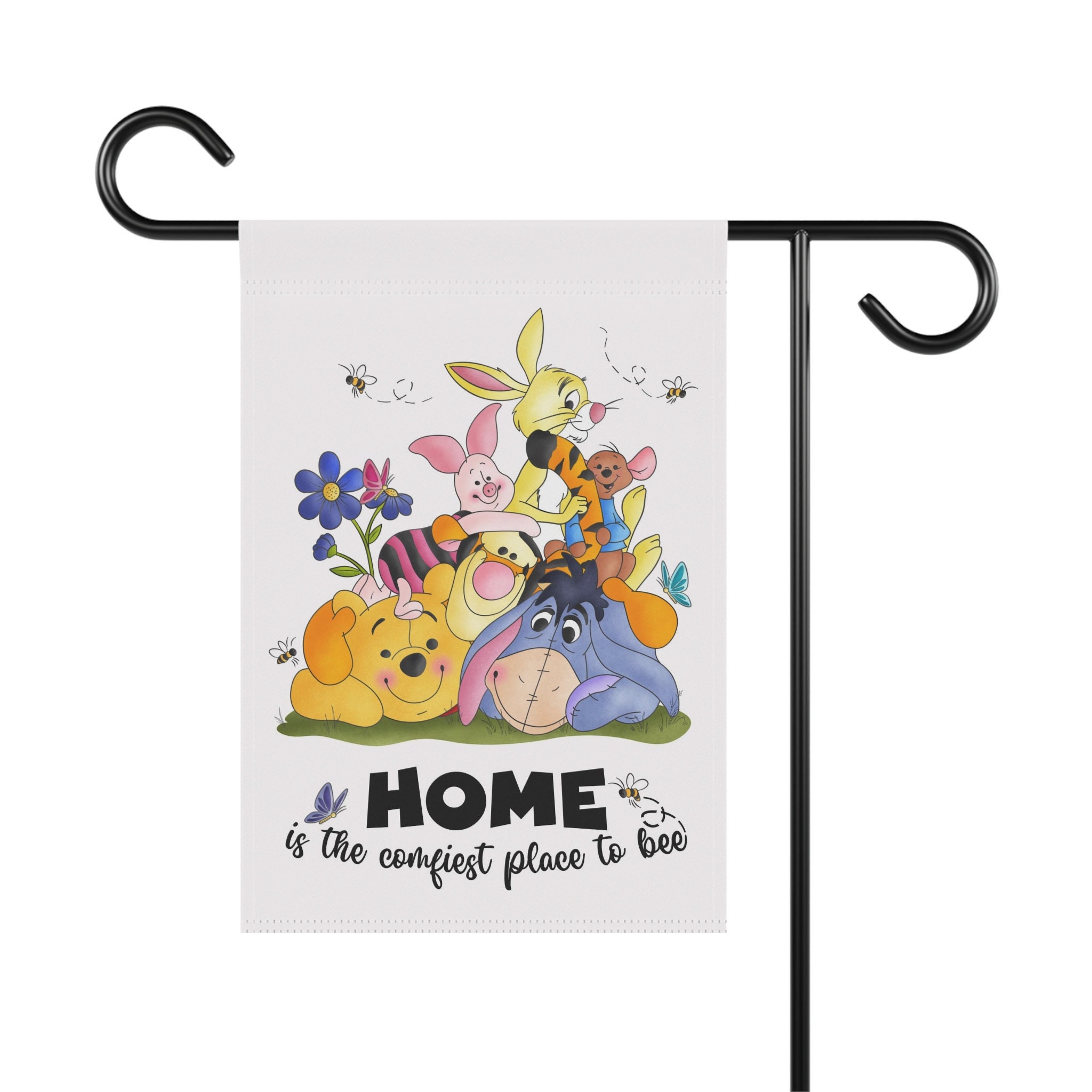 Discover Disney Winnie the Pooh Summer Home and Garden Flag, Flags for the Garden, House Flags