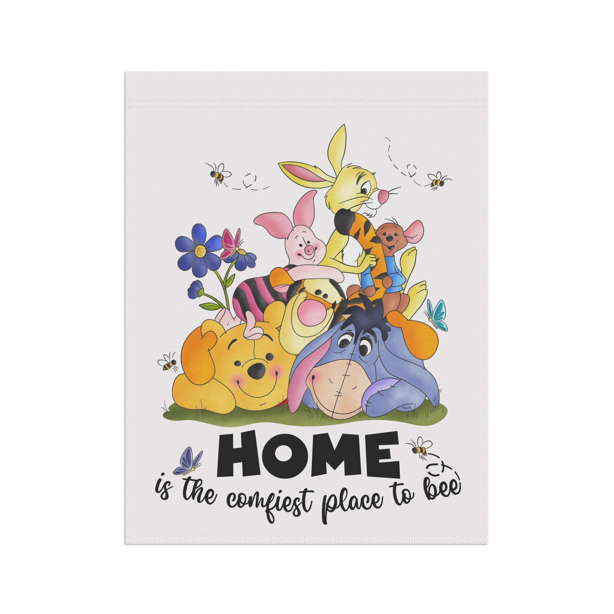 Discover Disney Winnie the Pooh Summer Home and Garden Flag, Flags for the Garden, House Flags