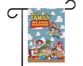 Disney Pixar's Toy Story Home Banner, Unique Home and Garden Flag, Disney Garden Flag, All Season Flag