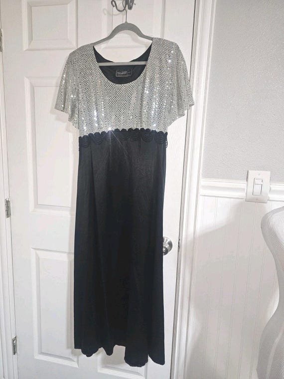 molly malloy evening dresses Long Sleeve Chiffon Dress (CD0192)
