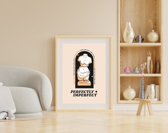 Stampabile Wall Art Abstract, Poster Digital Download, amore per se stessi, motivazionale, poster motivazionale, arte murale contemporanea