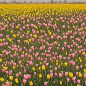 Fields of Happiness -Digital Art- Great for Wall Art, Backgrounds, or Downloadable Print