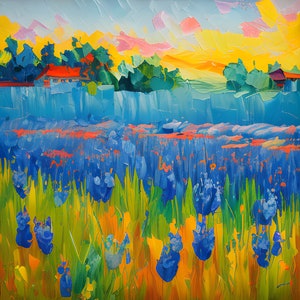 River Blooms -Digital Art- Great for Wall Art, Backgrounds, or Downloadable Print