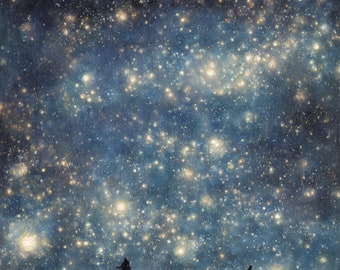 The Universe Is Alive - Arte digital - Ótimo para arte de parede, fundos ou impressão para download