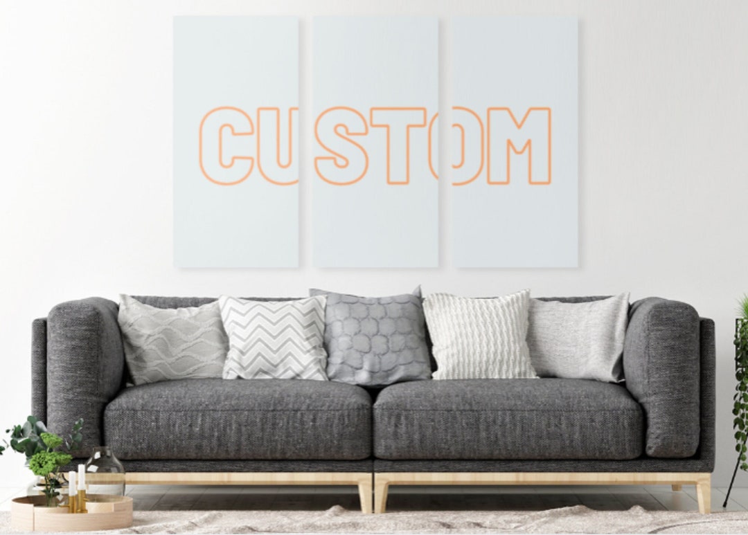 Custom Split Canvas Etsy