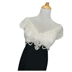 Vintage Jessica Mclintock bridal off the shoulder dress 12