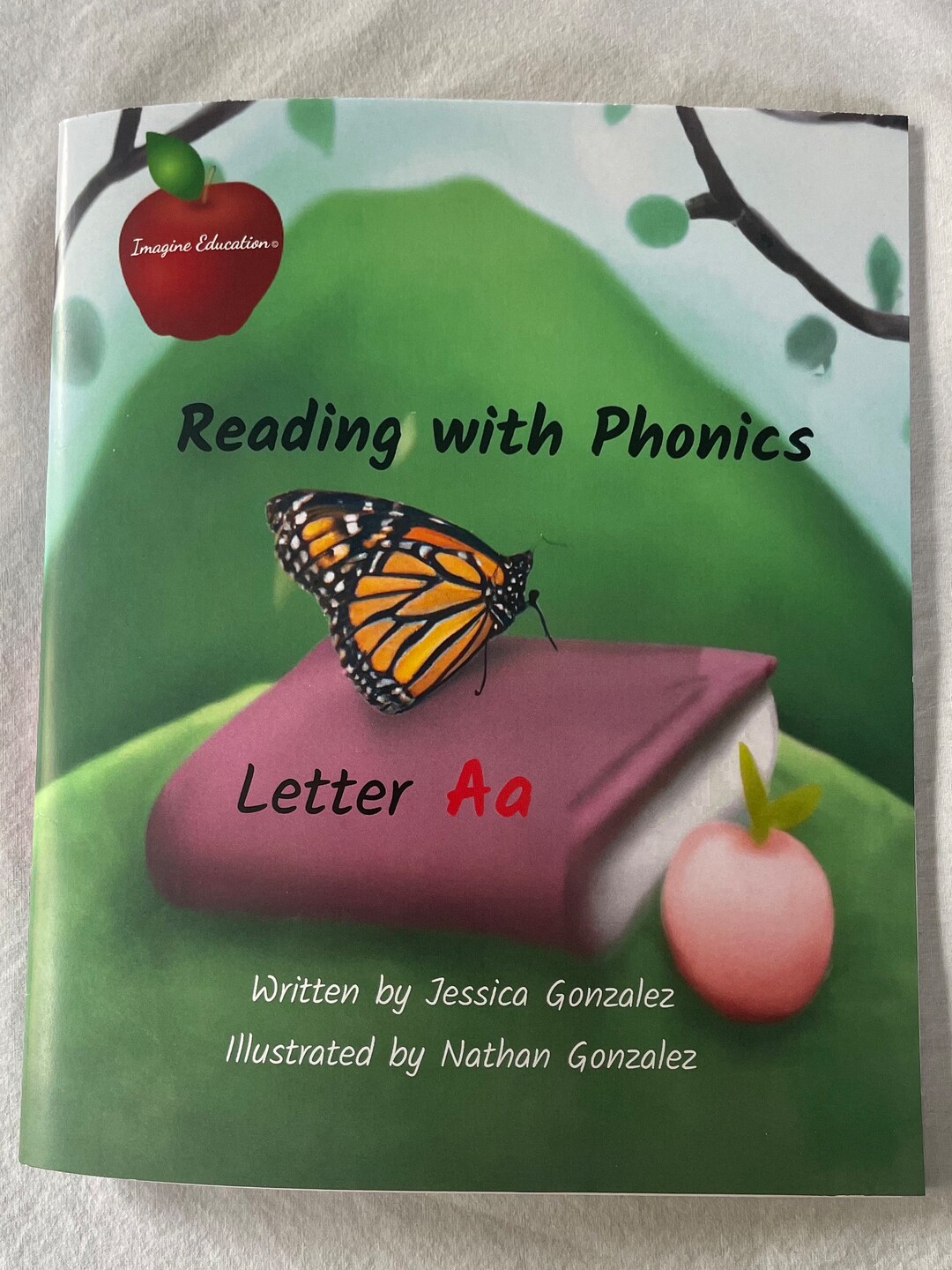 Reading With Phonics Letter A Children's Alphabet Book montessori
