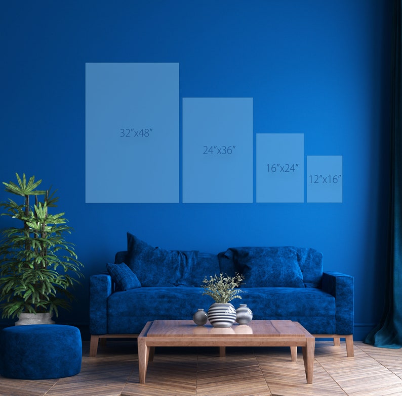 Fantasy Forest Wall Art Canvas Print Magical Serene Landscape Etsy