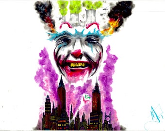 Don’t Smile till it’s Over-Original art and signed-Digital Download