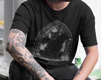 Cerberus-T-shirt | Shirt Hell Hound | T-shirt Guardian of the Underworld