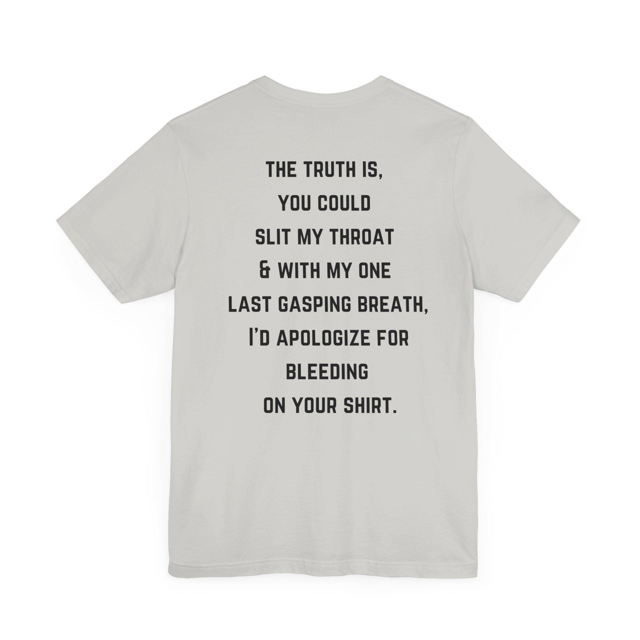 Slit My Throat Shirt | Taking Back Sunday T Shirt | Band Tee - Etsy