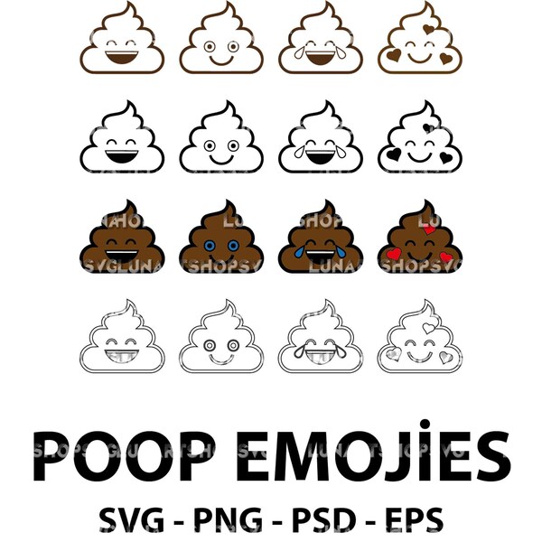 Poop Emoji SVG