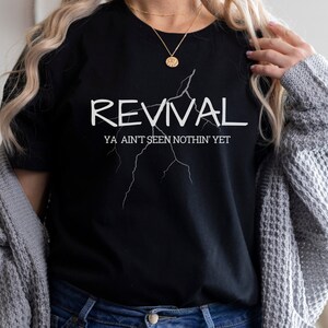 Revivalist Shirt, Revival T-Shirt, Holy Spirit Fire, Jesus Merch, Rep for Jesus Shirt, God&#39;s Promise, God&#39;s Plan, Guys Christian Shirt,