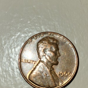 1966 un centavo con ERRORES