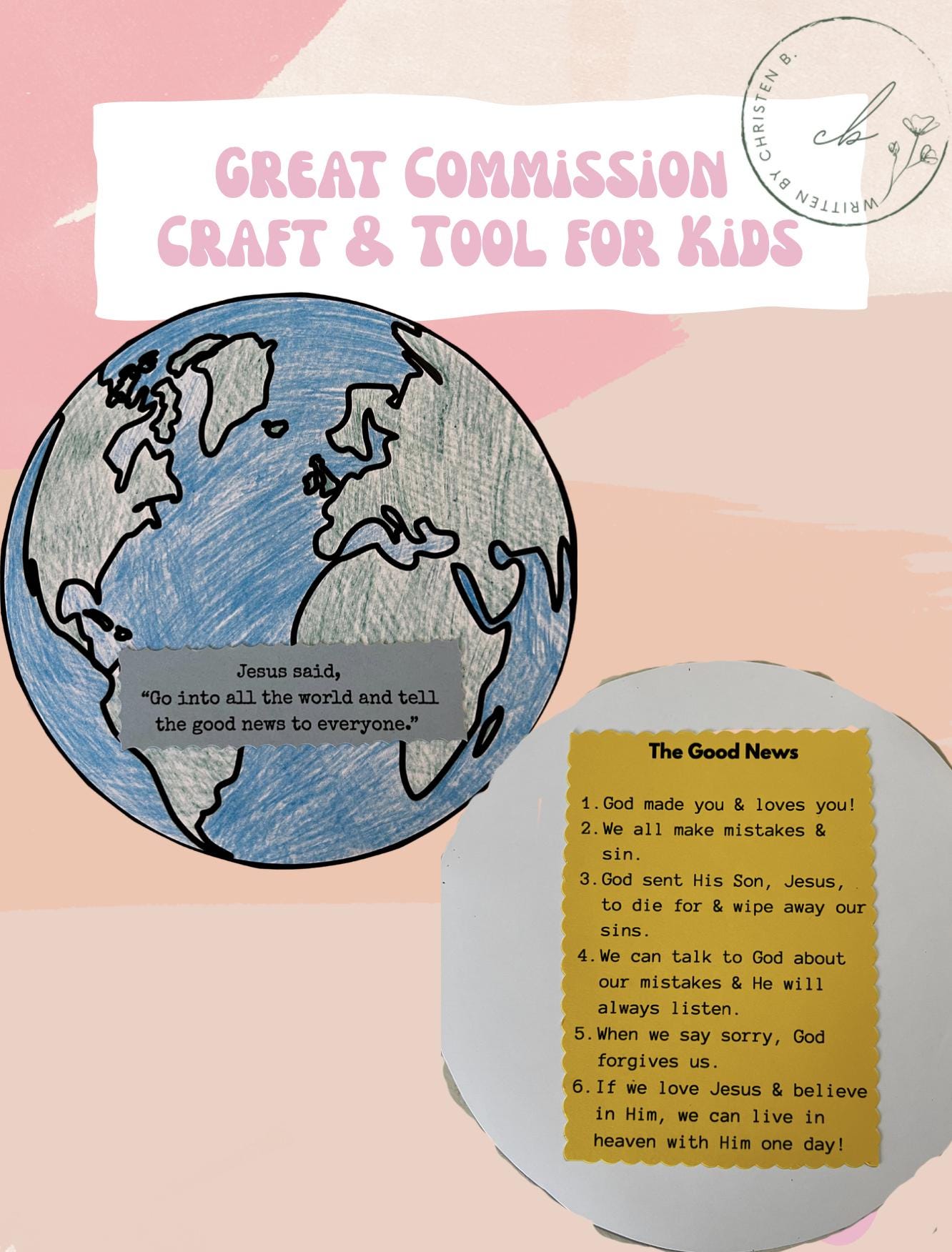 Great Commission Craft & Tool for Kids - Etsy