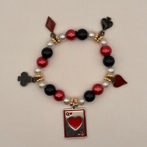 Queen of Hearts Beaded Bracelet