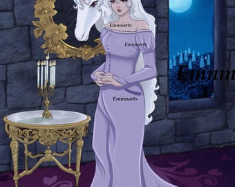 La dernière licorne - Fan Art print