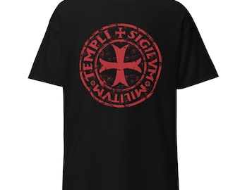 T-shirt Templar Seal, klassiek katoenen T-shirt