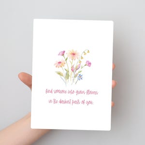 Romantic Lyric Card - Printable Card - Digital Download