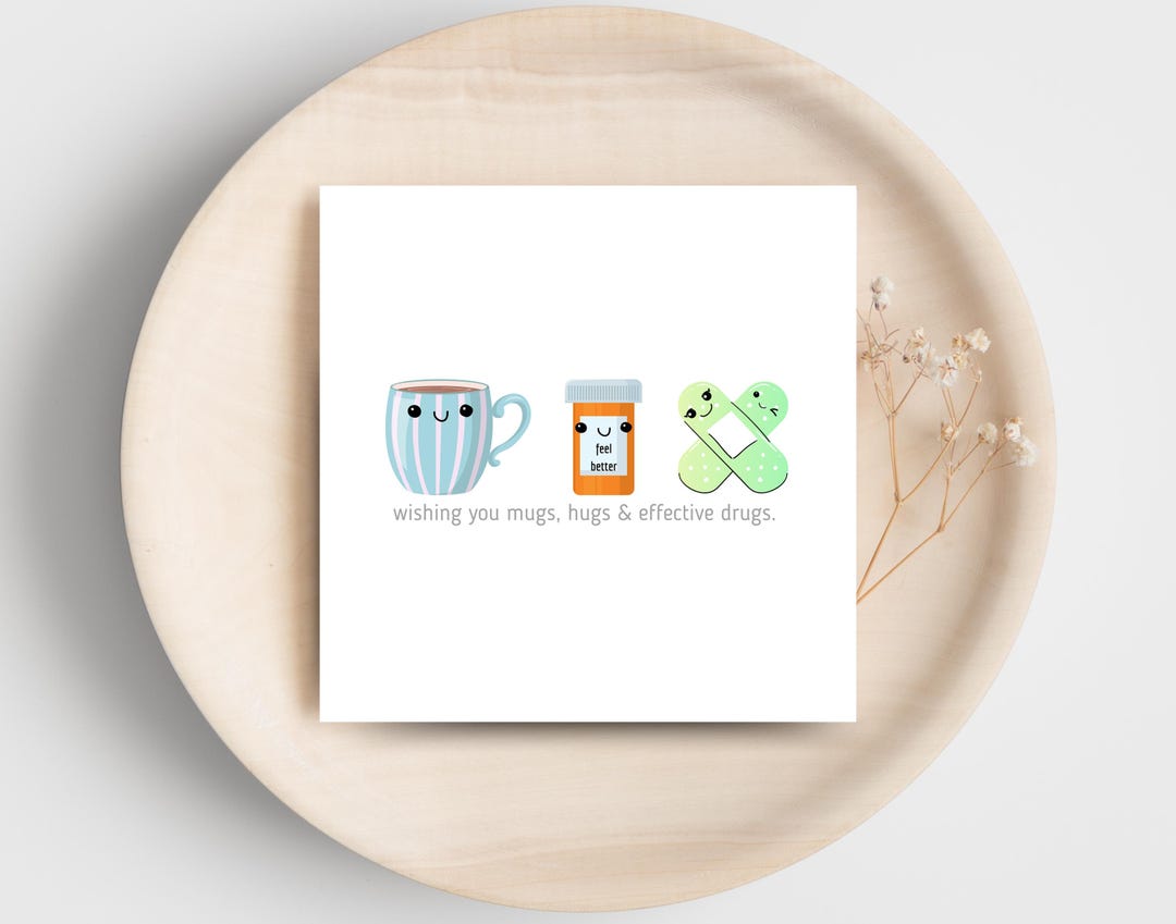 Sending Hugs Card - Get Well Printable – Instant Digital Download - Etsy UK