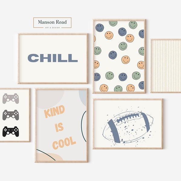 Teen Boy Wall Art Etsy