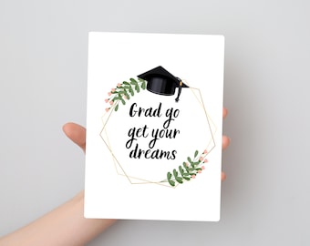 Graduation Card - Printable Class of 2026 - Inspirational Senior Gift - Digital Download