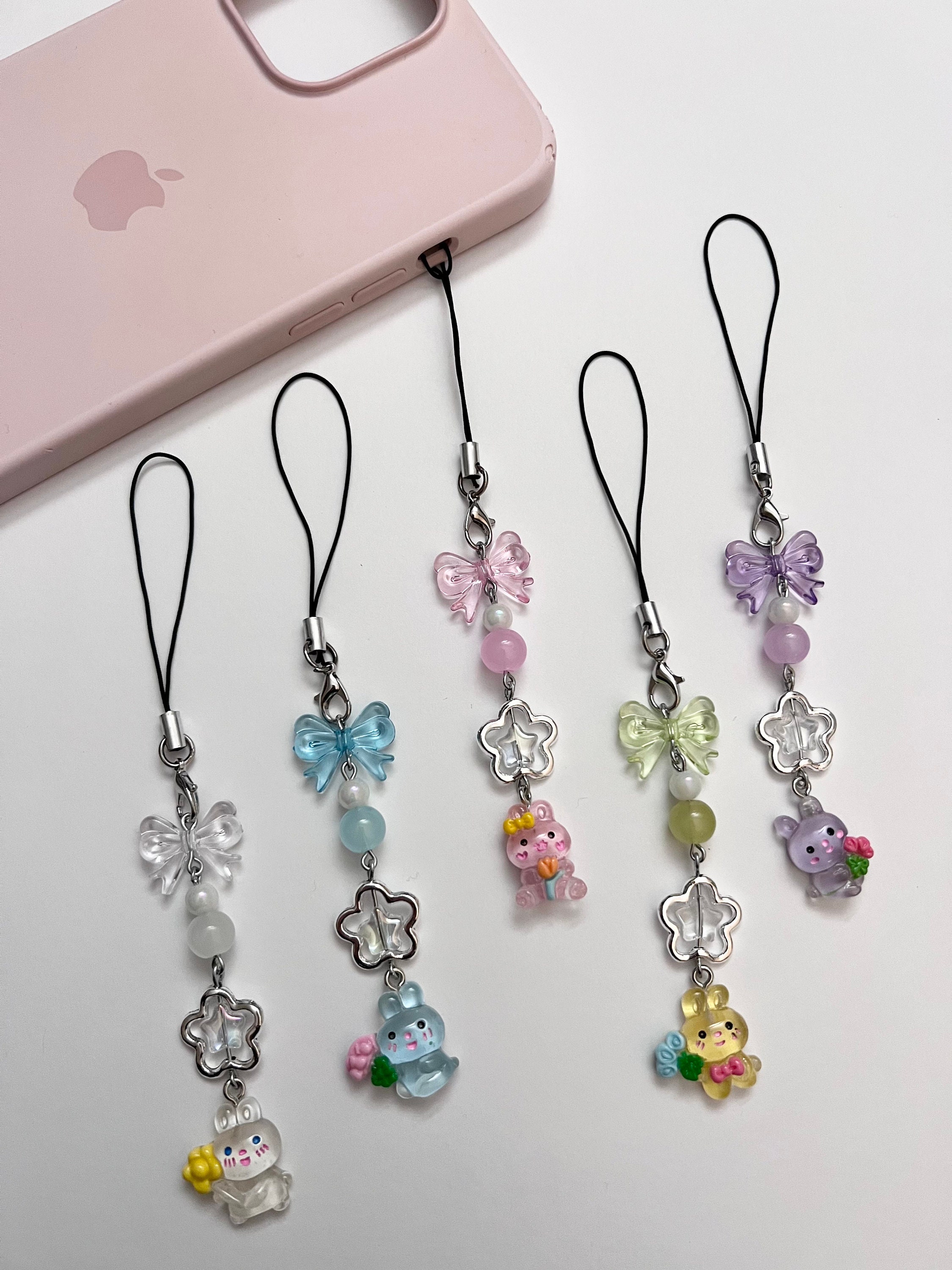 アクセサリーその他 Monday Edition _ Ball Bow Phone Charm MONDAY EDITION》 BALL BOW PHONE CHARM (Monday Edition