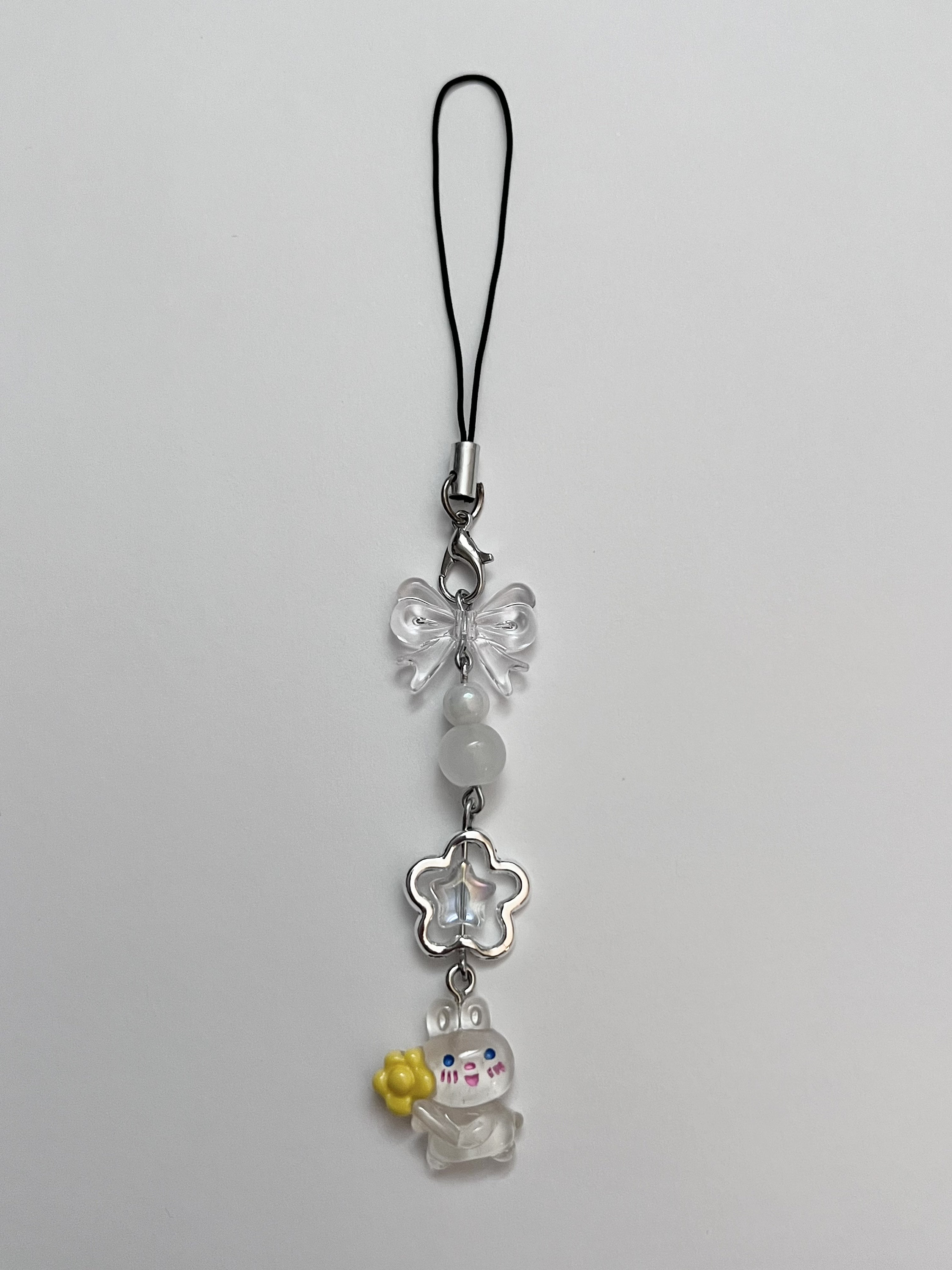 Bunny Phone Charm | Bow Phone Charm | Newjeans Bunny Phone