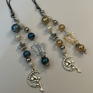 fairy phone charm | moon phone charm | aesthetic | anime phone charm | butterfly phone charm | trendy phone charm | cottage core | y2k charm