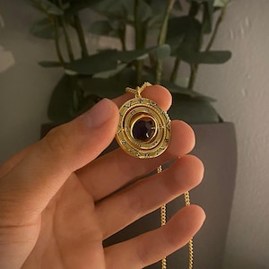 Arcane Armillary Pendant Necklace | LoL Roleplay Jewelry | Unisex Cosplay Accessory & Gift
