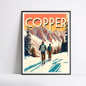 Sunset Copper Mountain - Vintage