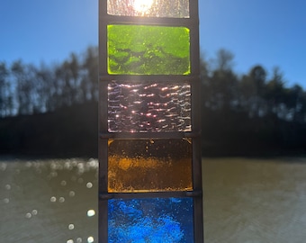 Small Leaded Came Stained-glass Panel