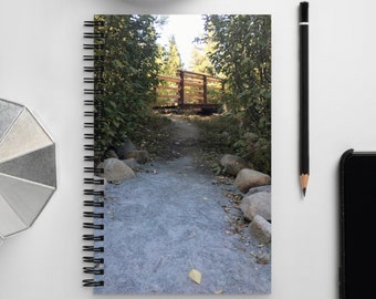 Garden Bridge, Dotted Grid, Spiral notebook