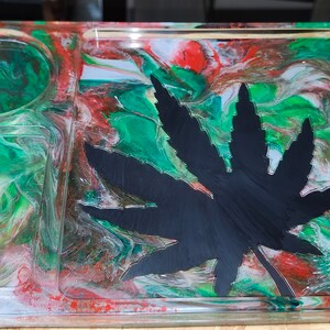 Resin tray, multiple colors