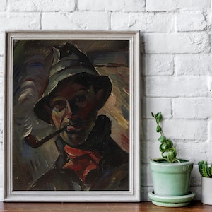 Self portrait, 1920, Ilmari Aalto