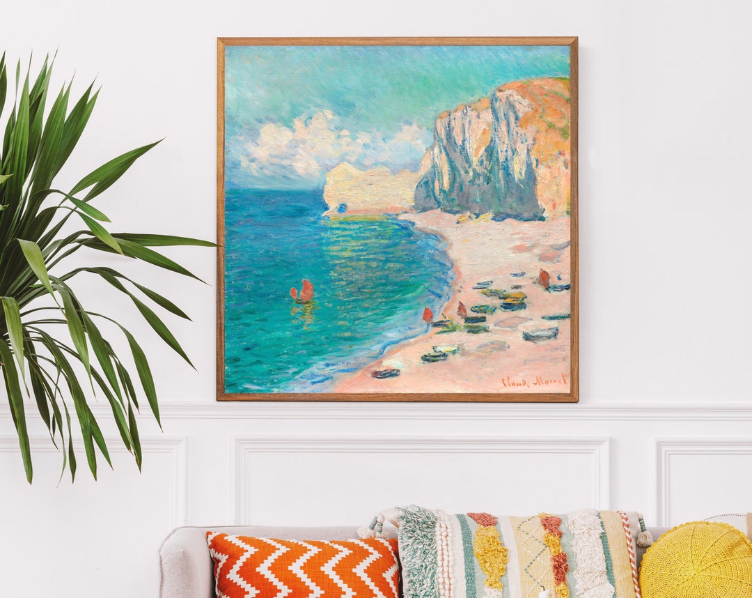 Beach Painting Wall Art Captivating Digital Download to Etsy