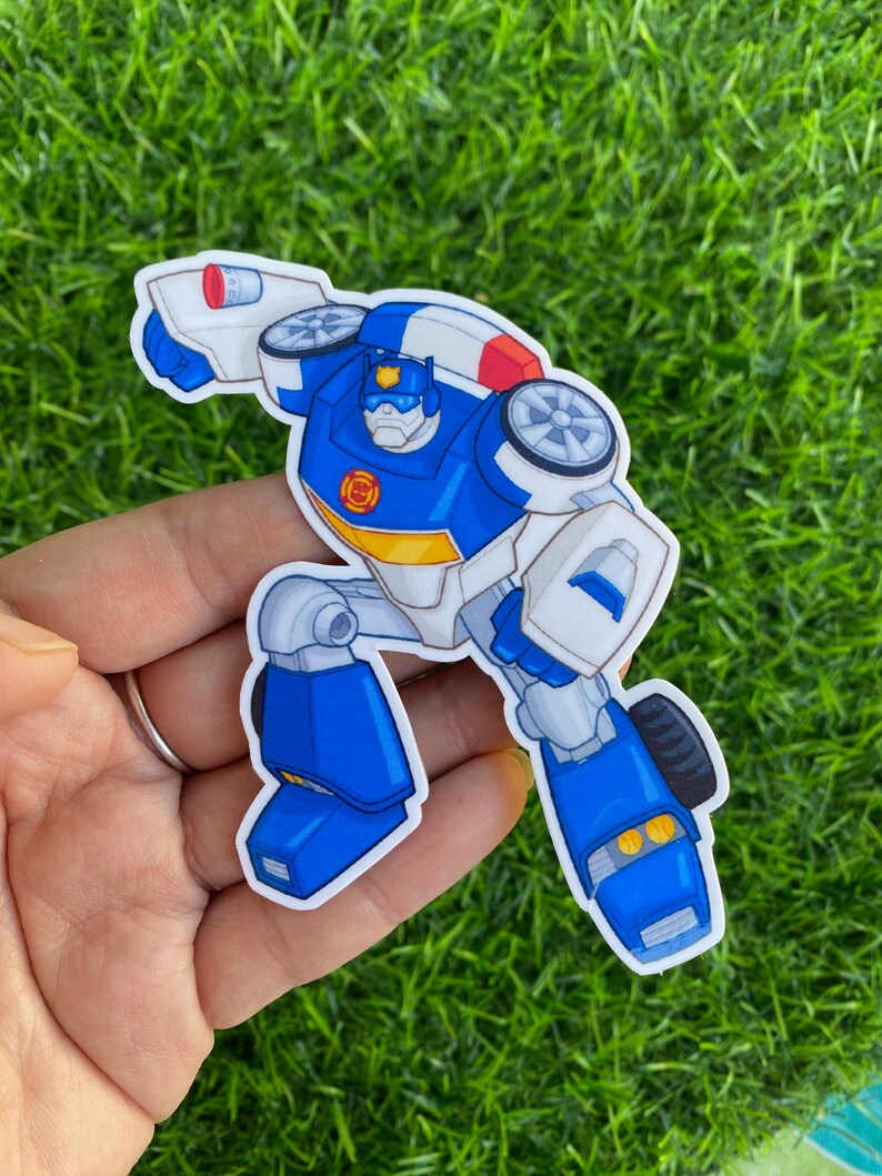 Transformer Rescue Bot Stickers Water Bottle Sticker - Etsy