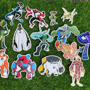 Ben 10 Vinyl Stickers: Water Bottle, Laptop Decals